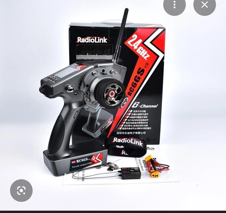 RadioLink RC6GS V2 6 Canales RC Transmisor y Receptor Nuevo en Caja Foto 1 de 1