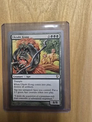 Uktabi Kong - #115/140 (LP) Unhinged Magic MTG - Regular - Image 1 of 2