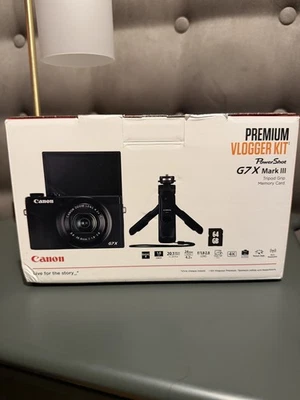 Canon PowerShot G7 X Mark III 20.1MP Digital Camera Body & Premium Vlogger Kit - Image 1 of 4