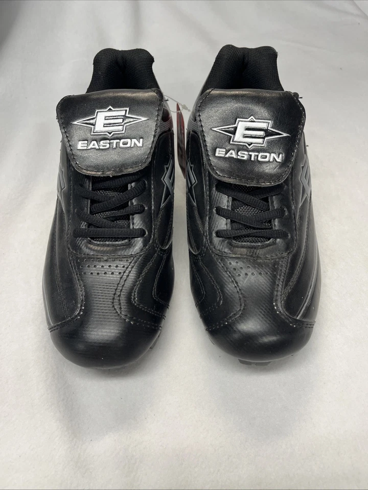 NUEVO CON ETIQUETAS Easton Hombres Béisbol Fútbol Botines Zapatos Negro Plata M33488 Talla 8.5 Foto 1 de 4
