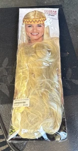 1960's Style Vintage Blonde Long Wig with Headband by Franco - Picture 1 of 2