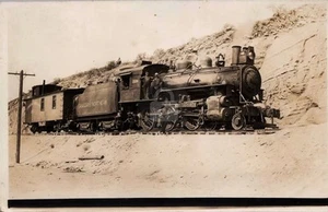 Kanadyjska Kolej Północna #1113 Inżynierowie lokomotyw RPPC Pocztówka ze zdjęciem KOPIA - Zdjęcie 1 z 2