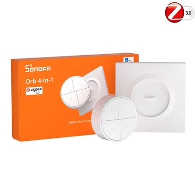 SONOFF Orb 4-в-1 мини беспроводной кнопка переключатель Smart сцены SNZB-01M двойной протокол - Изображение 1 из 4