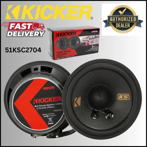 KICKER 51KSC2704 / 2.75" KS Series COAX w/ Adapter plates / KSC270       **NEW** - Picture 1 of 5