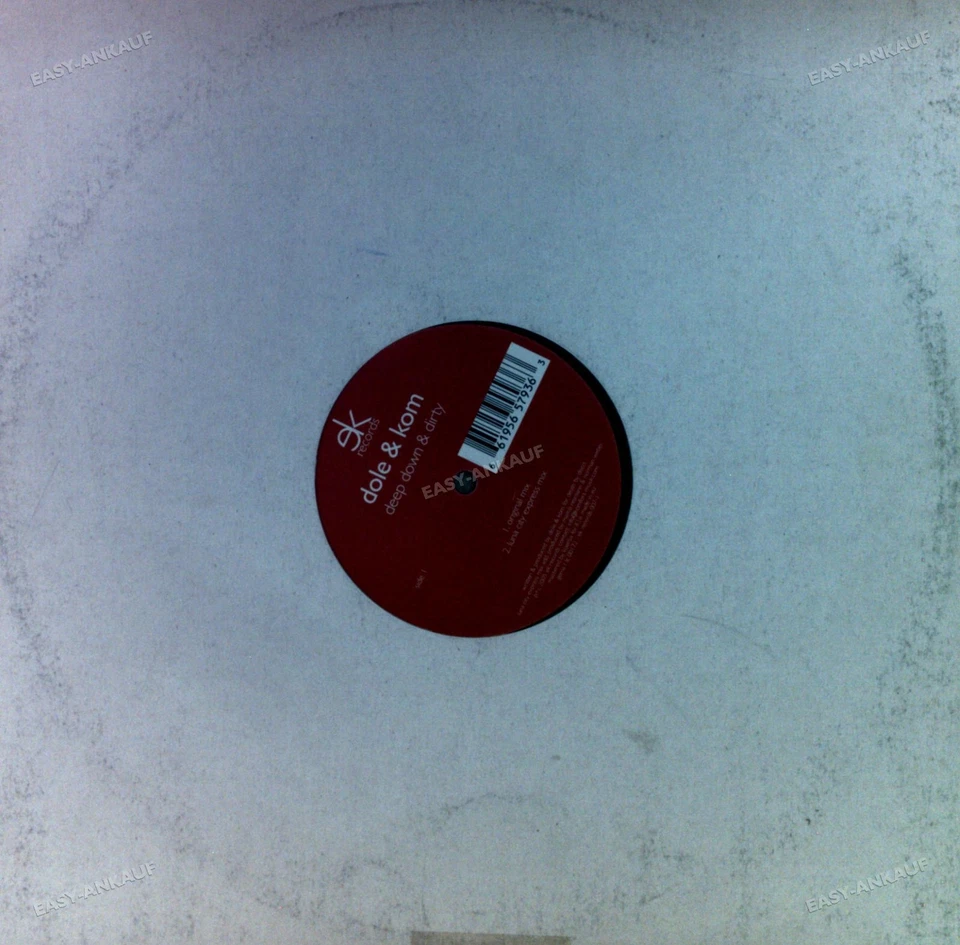 Dole & Kom - Deep Down & Dirty Maxi (VG) . - Image 1 of 1