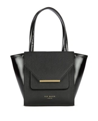 Ted Baker Women’s Allira Patent Crosshatch Shoulder Bag  - Image 1 of 4