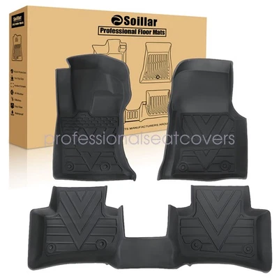 Tapetes delanteros y traseros forros TPE para Land Rover Range Rover Velar 2018-2025 Foto 1 de 4