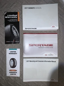 2017 KIA SPORTAGE Owners Manual LX EX SX Turbo Features Functions Guide Car Info - Foto 1 di 11