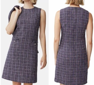 J.McLaughlin Bridget Tweed Kleid Preppy Old Money Style Größe Medium - Bild 1 von 13