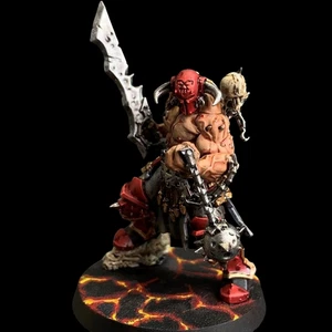 WH AOS Slaughterpriest With Hackblade Khorne Skulltaker Presale Painted Army GW - Picture 1 of 6