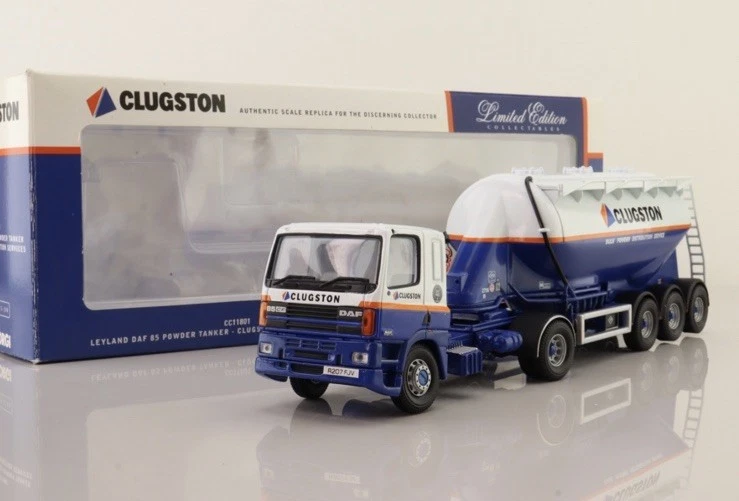 CORGI TOYS CC11801 LEYLAND DAF 85 TRUCK WITH TANKER TRAILER TANK CLUGSTON 1.50 - Image 1 of 1