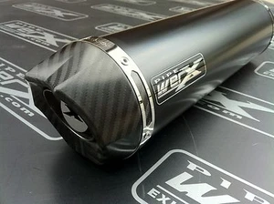 Ducati 900 Ss Inj Modello 98-02 Coppia Nero Rotondo, Carbon Presa Scarichi, Cans - Imagen 1 de 1