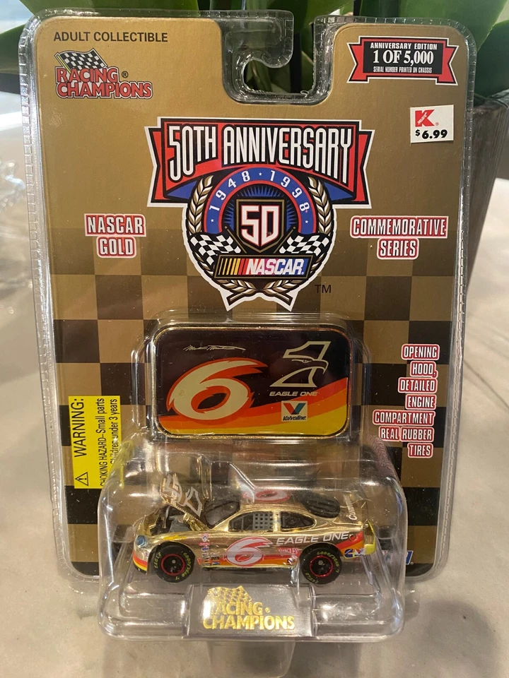 Racing Champions GOLD 50° Anniversario NASCAR #6 Eagle One - Immagine 1 di 1