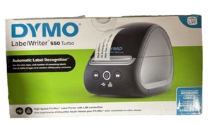 DYMO LabelWriter 550 Turbo stampante etichette alta velocità LAN PC Mac NUOVO scatola - Foto 1 di 2