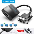 HDMI to VGA Cable HDMI to VGA Adapter Female to Male with 3.5mm Audio Jack