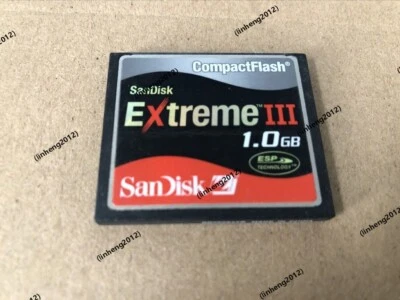 sandisk   EXTREME III  1GB CF Memory CARD compact flash card SDCFX - Image 1 of 2
