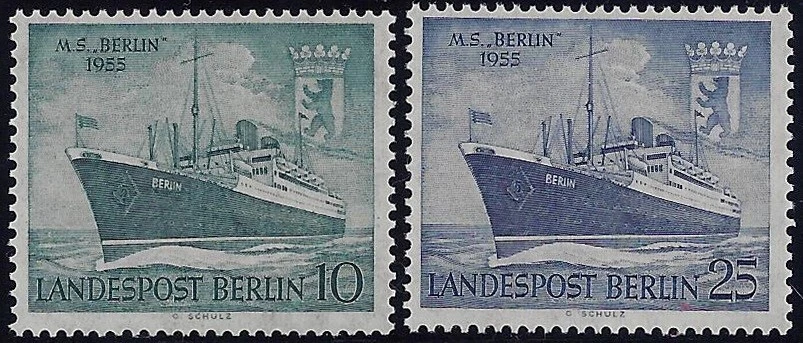 Germany 9N113 - 9N114 "Ships" Mint NH - Image 1 of 1