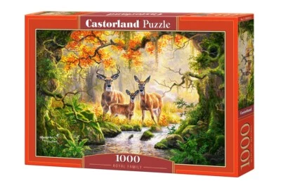 Puzzle deer, deer "royal family" - 1000 pieces - new in blister pack   - Image 1 of 2