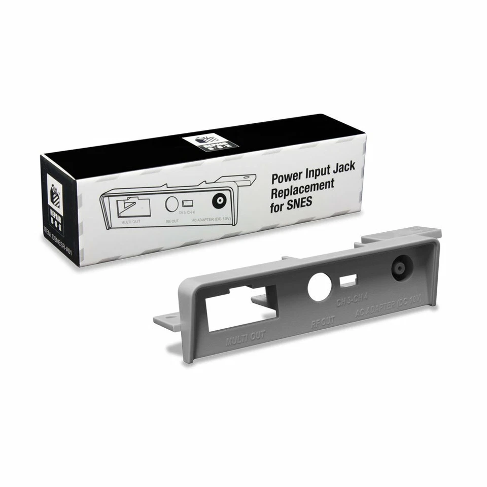 REPUESTO CONECTOR ENTRADA ALIMENTACIÓN - SNES, Nintendo, Totalmente Nuevo Foto 1 de 1