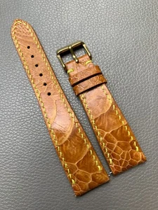 Genuine Ostrich Leg Skin leather Watch Strap Band 16 18 19 20 21 22 23 24 26mm - Picture 1 of 12