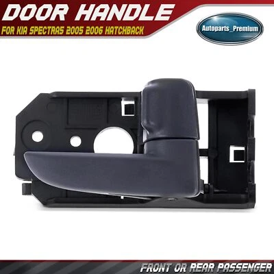 Front or Rear Right Side Gray Interior Door Handle for Kia Spectra5 2005 2006 - Image 1 of 4