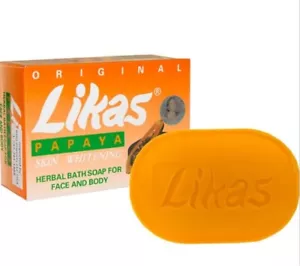 LiKAS PAPAYA SOAP 100% ORIGINAL, Asantee - SKIN WHITENING, LIGHTENING, 135g - Picture 1 of 24