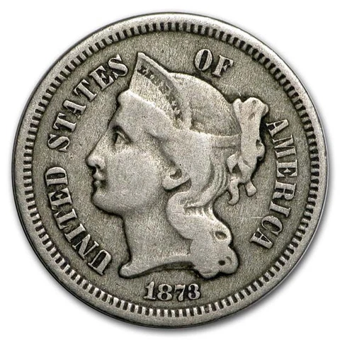 1873 3 Cent Nickel Closed 3 Fine - SKU#16315 Cover