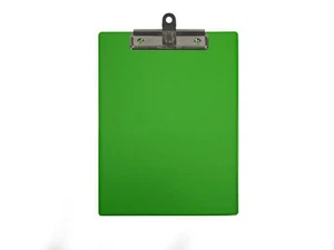 Tabla de sujeción DIN A5, soporte para bolígrafo, original GGM, color: verde - Imagen 1 de 2