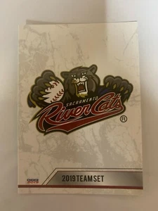 Cover Card 2019 Sacramento River Cats Team Card - Picture 1 of 1