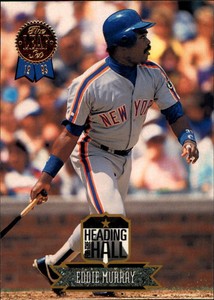 1993 (METS) Leaf Heading for the Hall #4 Eddie Murray