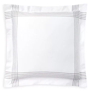 Ralph Lauren Organic Handkerchief Euro Sham $215 Graphite - Picture 1 of 8