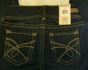 Wallflower Womens Indigo Denim Tint Junior Skinny Jeans Size 0 The Ultra Fit $40 - Picture 1 of 8