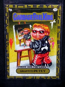 GPK 2011 Flashback Series 2 GOLD Border Parallel #76b Graffiti PETEY #2, FB2 FS2 - Picture 1 of 2