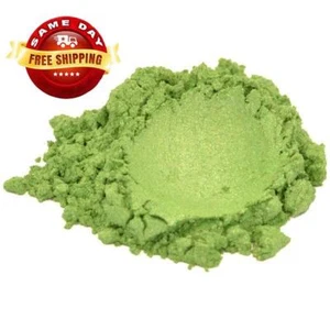 SOAPBERRY GREEN MICA COLORANT PIGMENT POWDER FOR SOAP MAKING 2 OZ - Picture 1 of 12