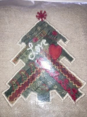 Caja de pañuelos Pottery Barn Winter Dreams cubierta Navidad país paz/amor Foto 1 de 3