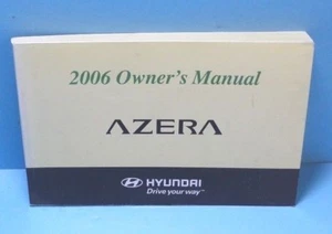 06 2006 Hyundai Azera owners manual - Picture 1 of 1