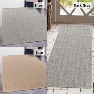 Modern Herringbone Small-Large Weatherproof-Water Resisant Rugs-Mats - Picture 1 of 31
