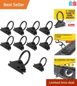 Heavy Duty 10pcs O Ring Tie-Down Anchors for Enclosed Trailers - 1500lb Limit - Picture 1 of 8