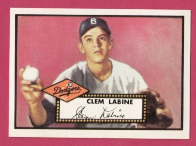 1952 Topps Reprint # 342 Clem Labine - Brooklyn Dodgers  - Image 1 of 4