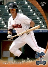 2017 Jupiter Hammerheads Grandstand 2 Kyle Barrett Austell Georgia Baseball Card
