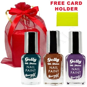 BARRY M NAIL POLISH / VARNISH gelly hi shine nail paint GIFT SET - Picture 1 of 1