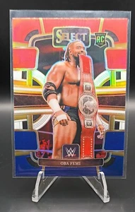 WWE Panini Select 2024 Oba Femi Concourse Red & Blue Prizm Rookie Card #38 - Bild 1 von 2