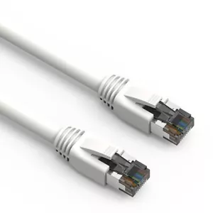 3 Foot Cat.8 S/FTP Ethernet Network Cable 2GHz 40G - White - Picture 1 of 1