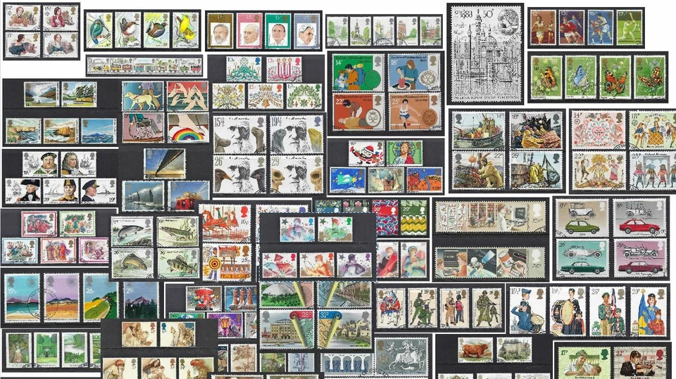 GB Stamps 1980-1985 Commemoratives - Fine used (Multiple listing) - Image 1 of 1