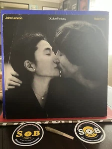John Lennon Double Fantasy LP 1980 Geffen Records USED VG /VG+ Condition - Picture 1 of 7