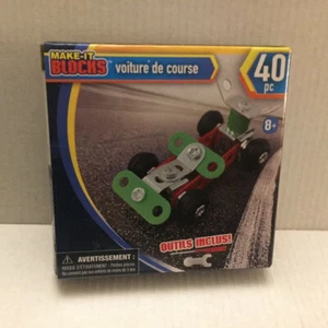 Make-it Blocks ~ 40 piece ~ Race Car~ Tools Included - Picture 1 of 1