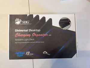 SIIG Universal Charging Organizer with Ambient Light Deck NEW - Picture 1 of 7