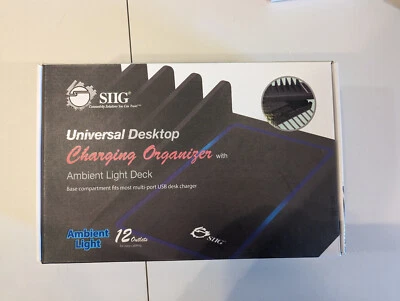 SIIG Organizador de Carga Universal con Cubierta de Luz Ambiental NUEVO Foto 1 de 4