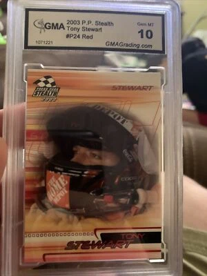 2003 Press Pass Stealth Red #P24 Tony Stewart   GMA 10 - Image 1 of 2