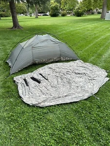 Used ORC US Army Universal Improved Combat Shelter Tent ACU Digital W/Cover - Picture 1 of 14